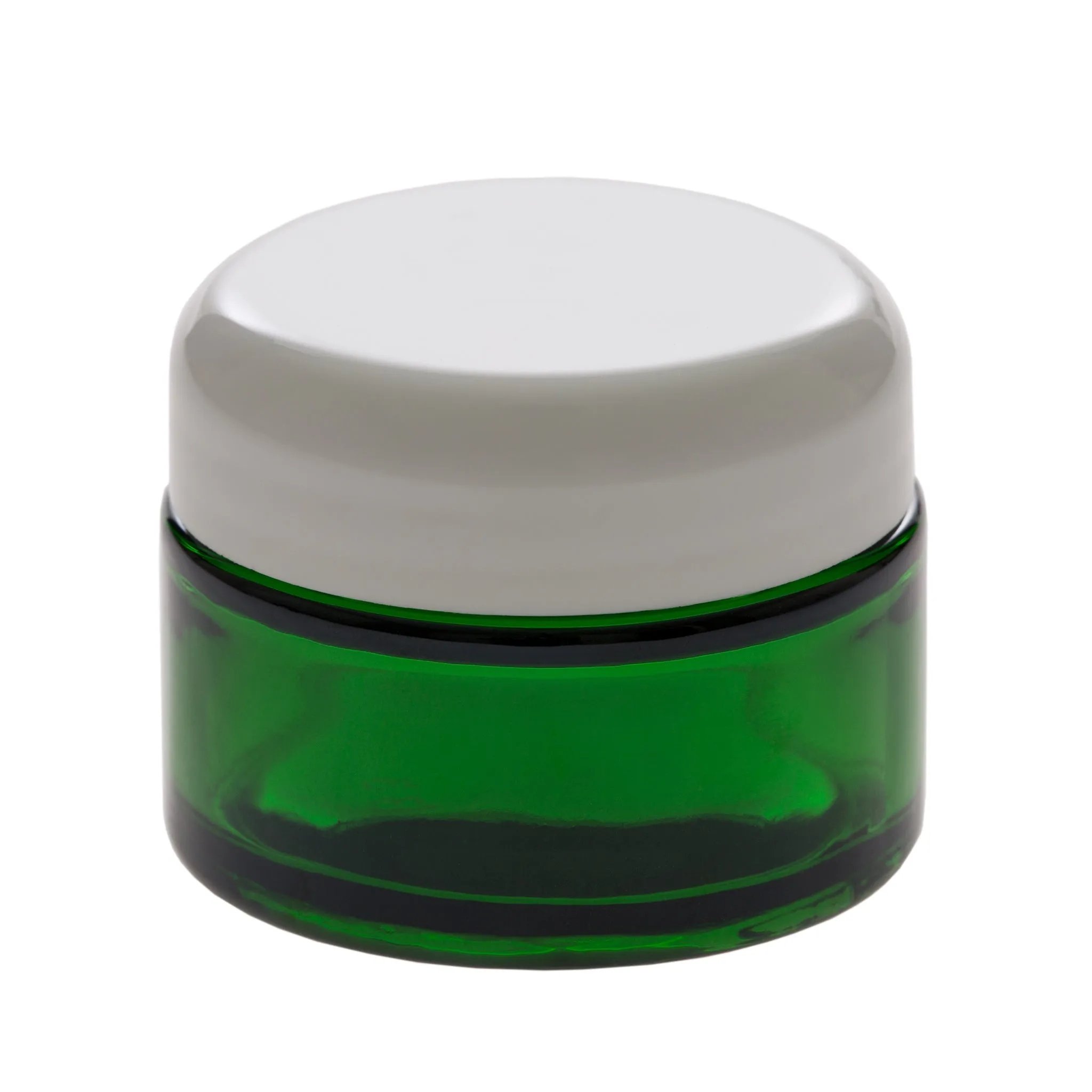 1 oz Green Glass Jar with 48-400 Neck