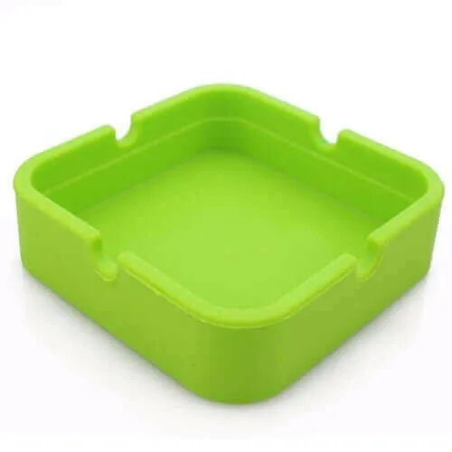 1 pc Ashtray Silicone Round Ashtray Eco-Friendly