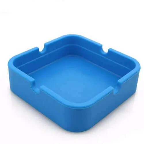 1 pc Ashtray Silicone Round Ashtray Eco-Friendly