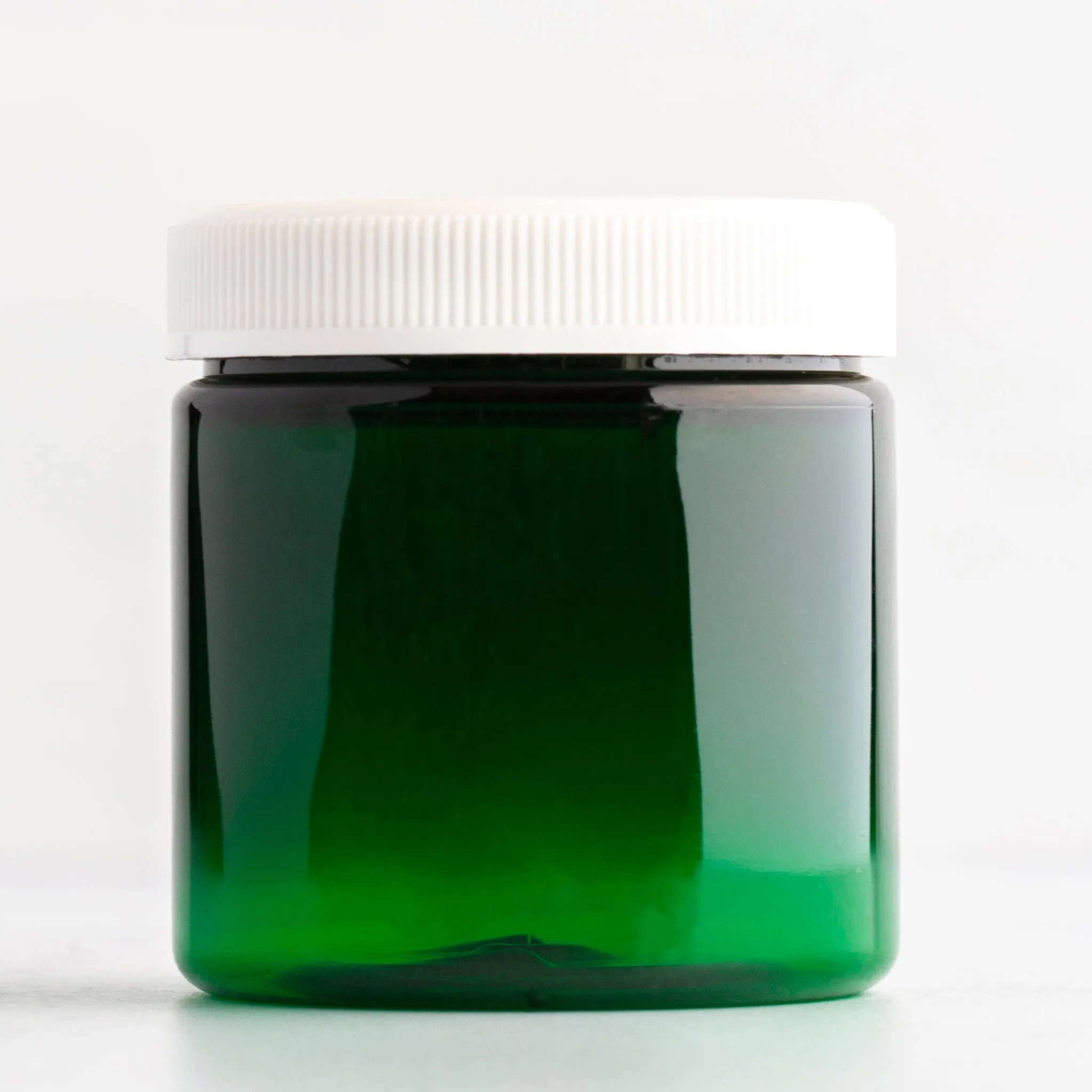 4 oz Green Straight Sided Jar with 58-400 Neck