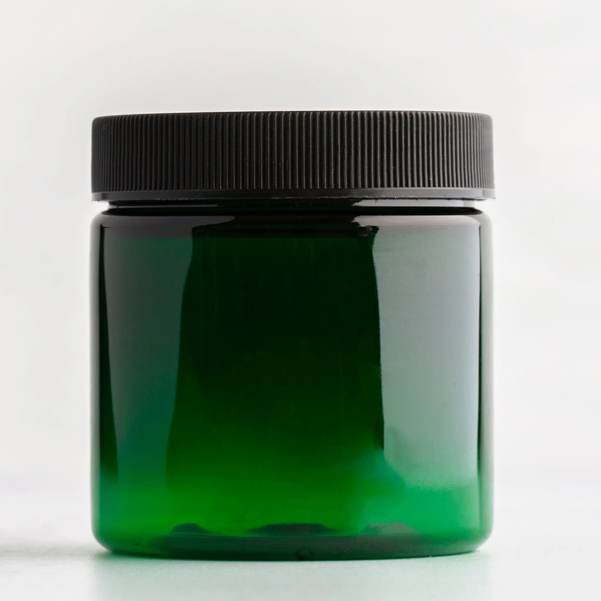 4 oz Green Straight Sided Jar with 58-400 Neck