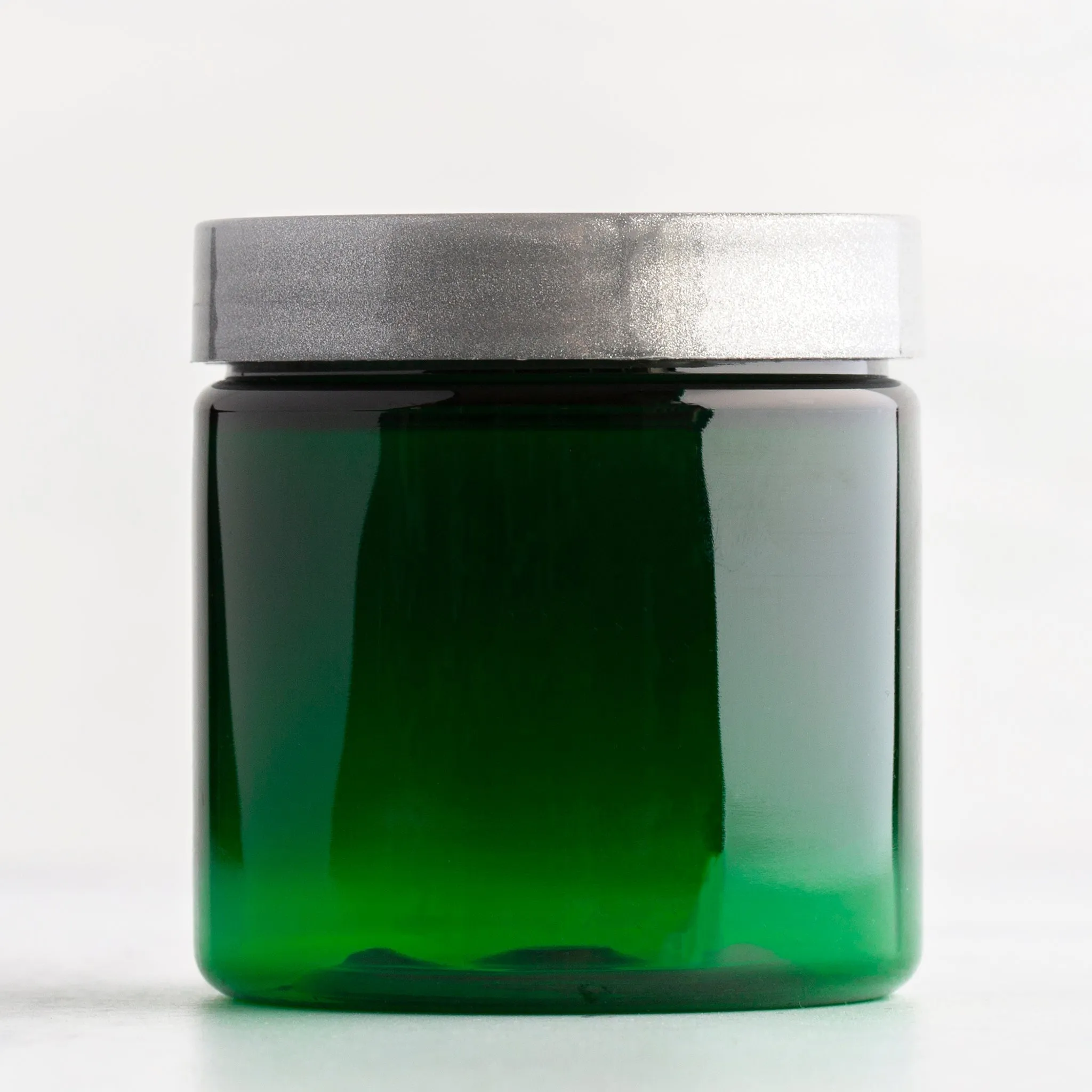 4 oz Green Straight Sided Jar with 58-400 Neck