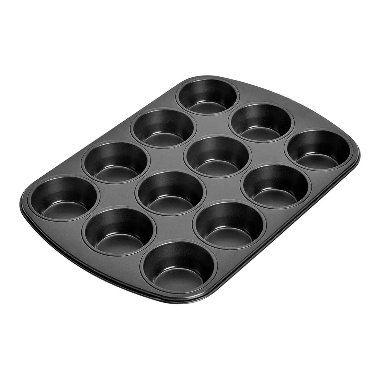 7051 Nonstick Aluminium Muffin Tray Cupcake Pan Tray (12 Cup Cavities)