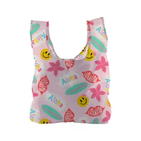 Aloha and Smiley Doodle Eco Tote Bag