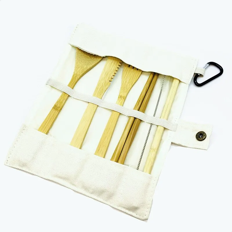 Bamboo Travel Utensils -Sustainable Bamboo Cutlery Set