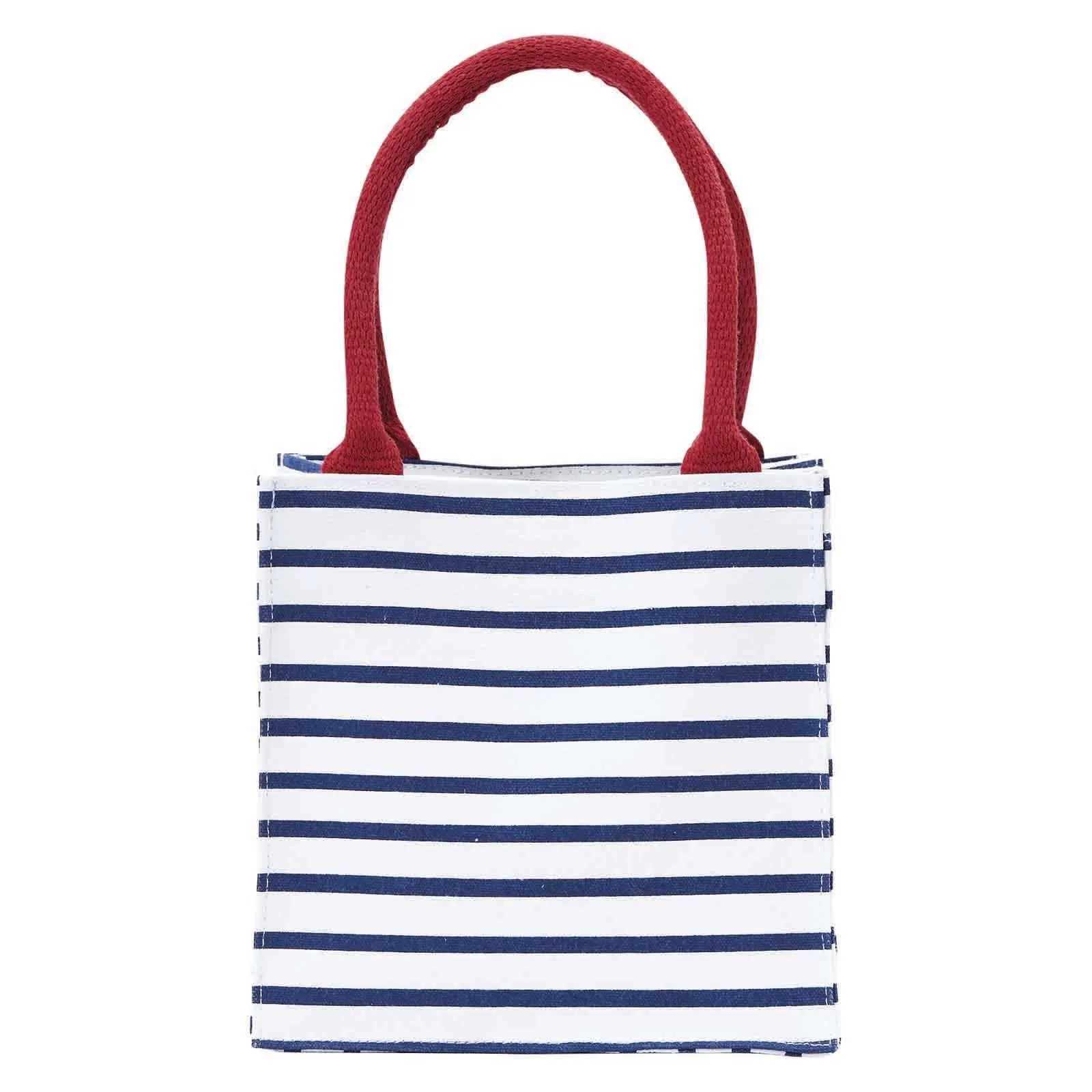 Bateau Stripe Navy Reusable Itsy Bitsy Gift Bag