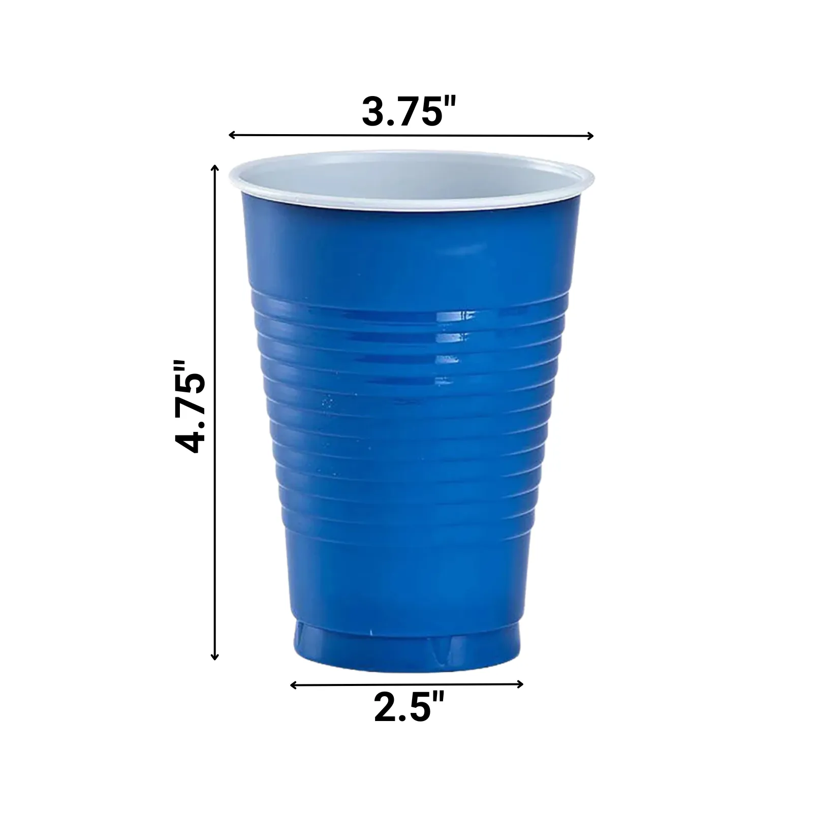 Blue Co-Ex Plastic Cup 18 oz