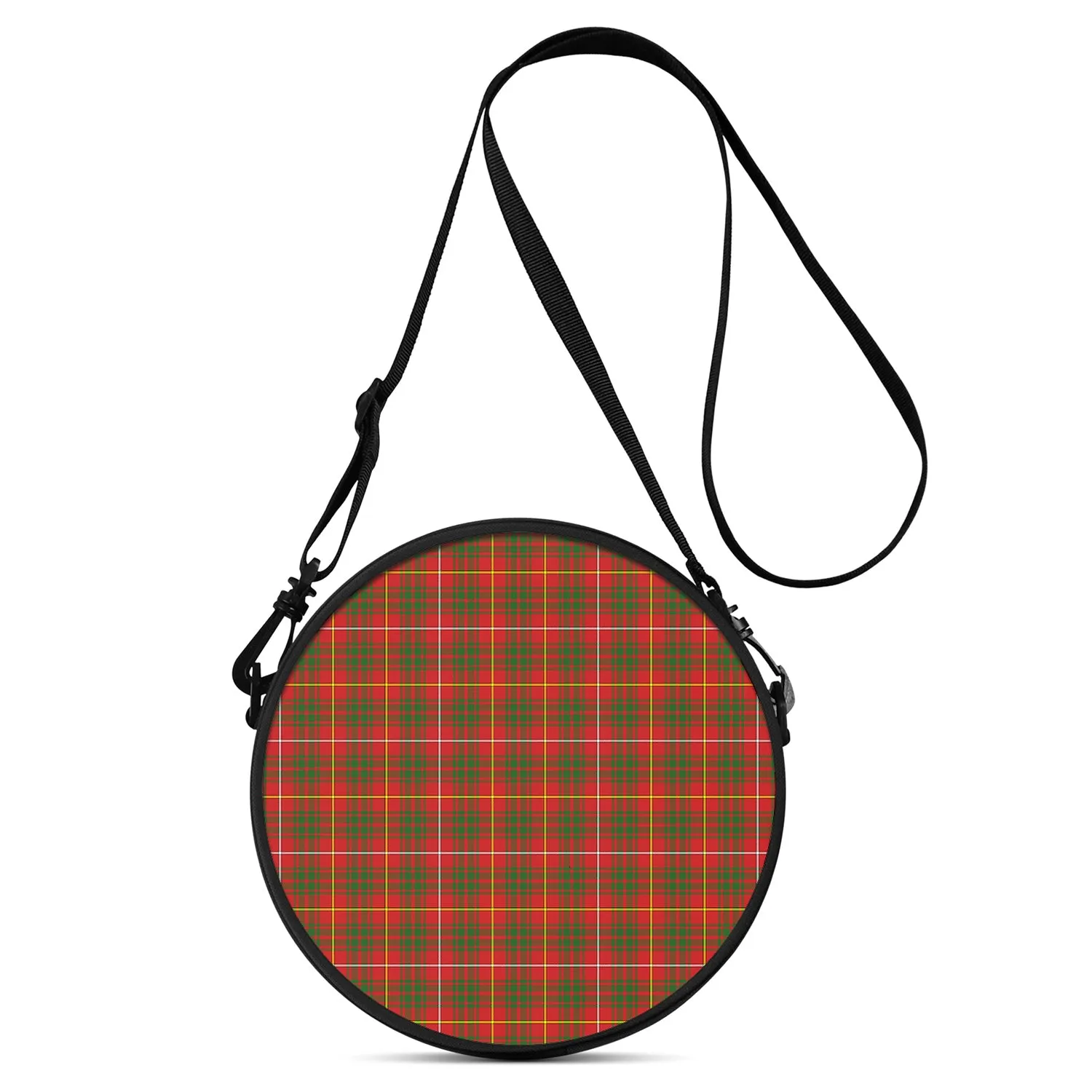 Bruce County Canada Tartan Round Satchel Bags