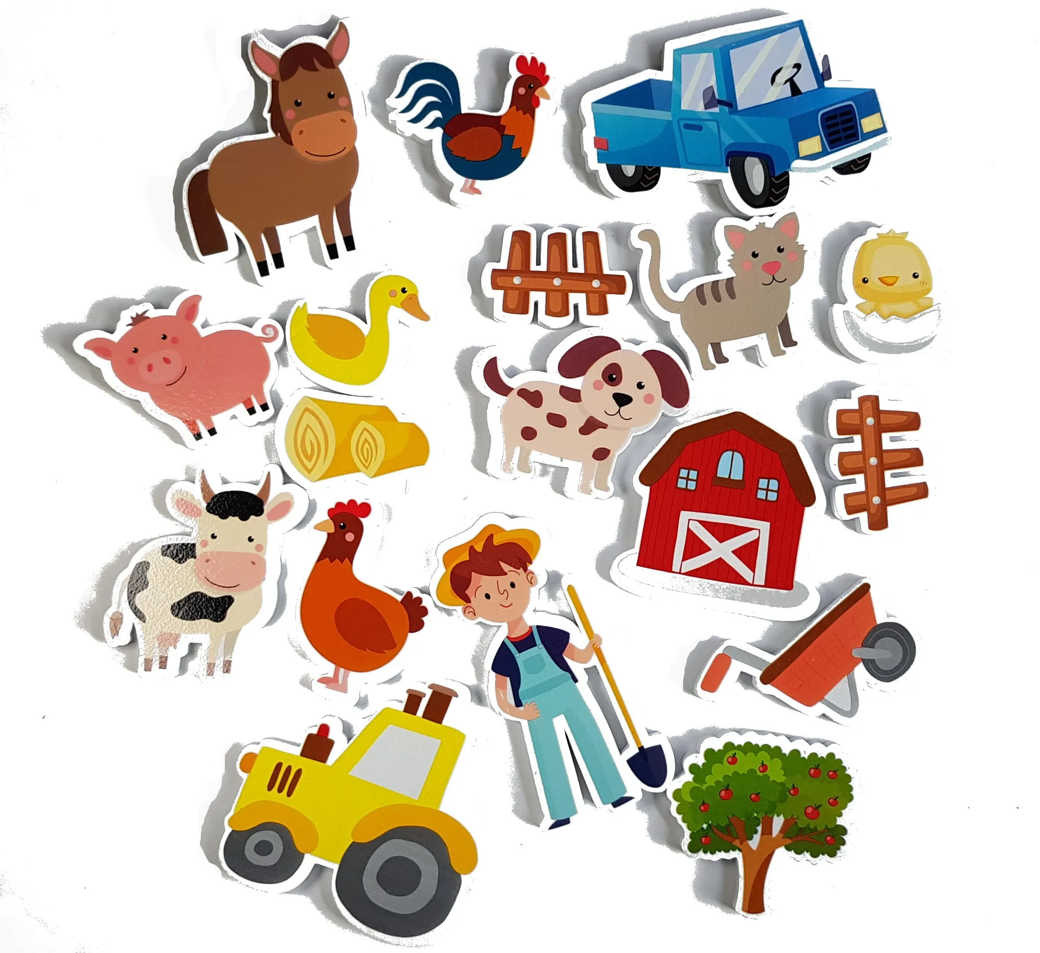 Buddy And Barney Bath Stickers – Farm