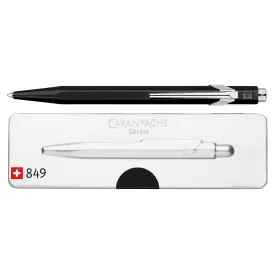 Caran d'Ache 849 Ballpoint Pen - PopLine Metallic Black