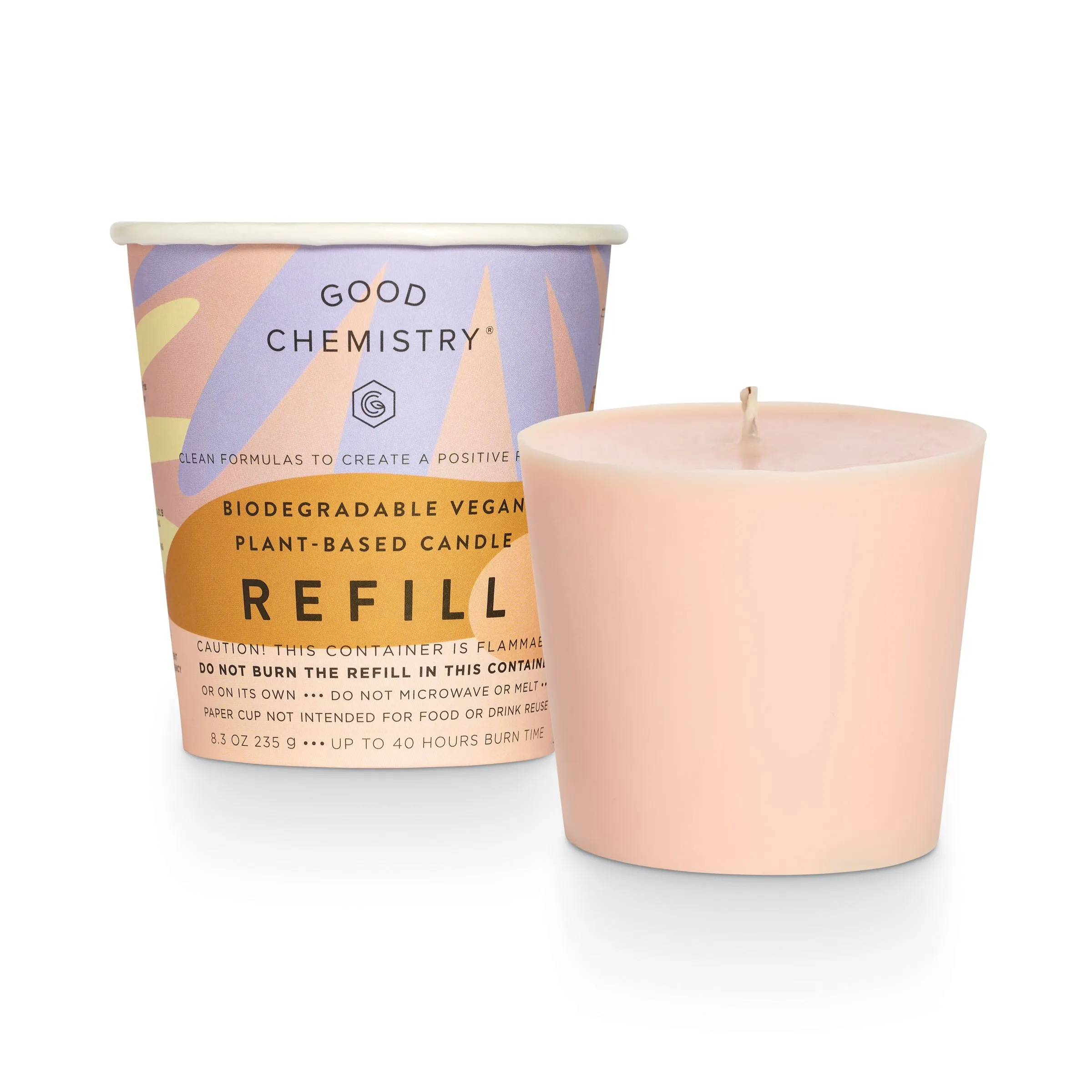 Coconut   Chill Plant-Based Candle Refill Kit