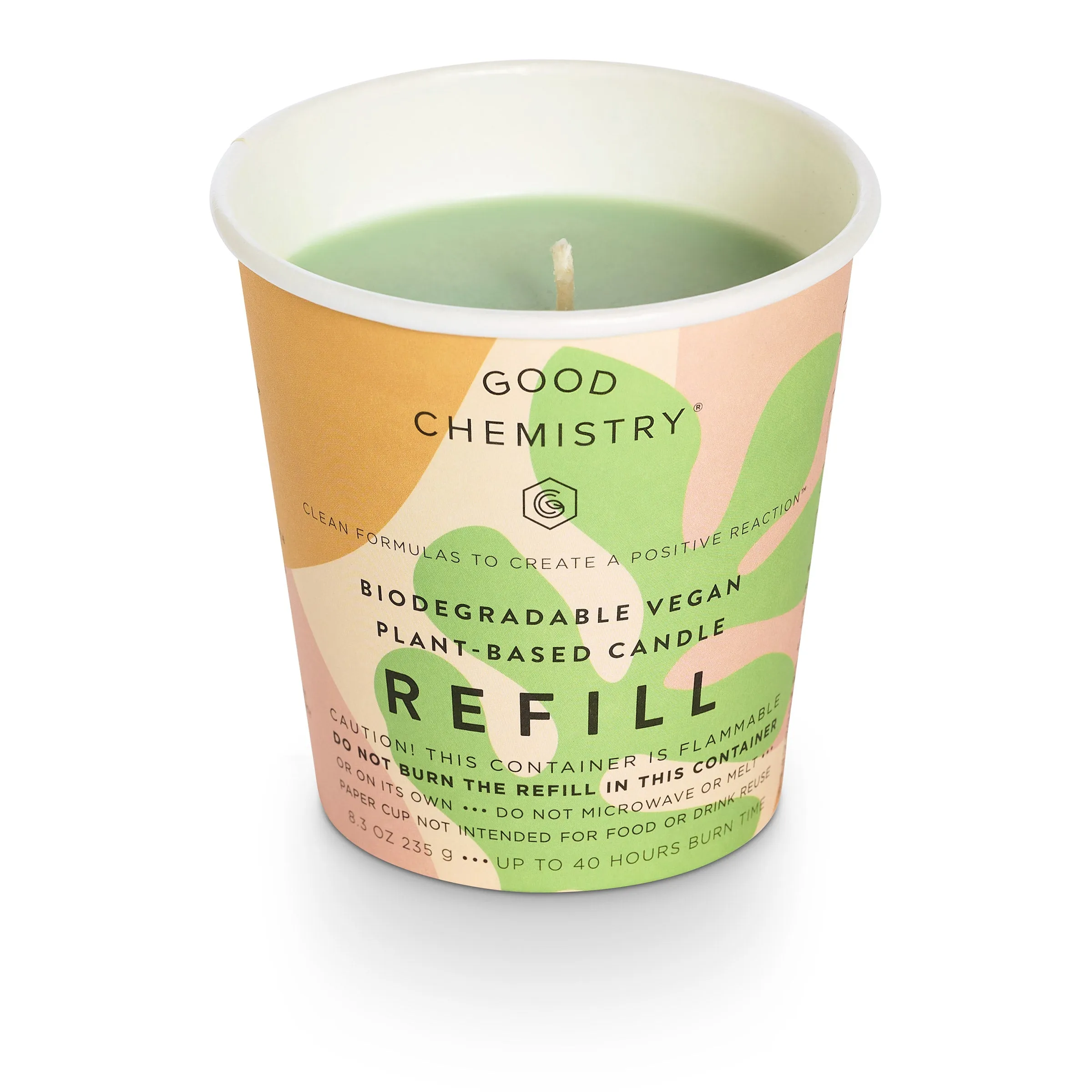 Eucalyptus   Bliss Biodegradable Candle Refill