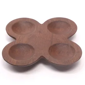 Flower Power Wooden Platter