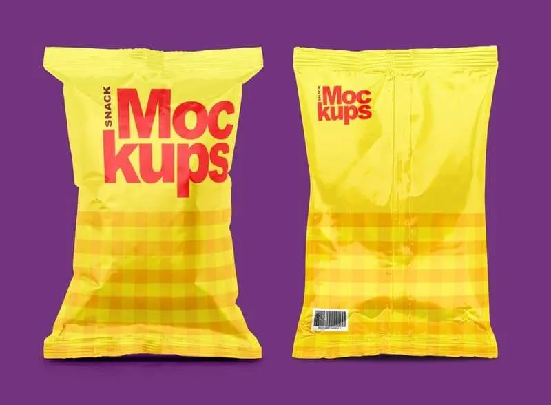 Free Snack Packaging Mockups