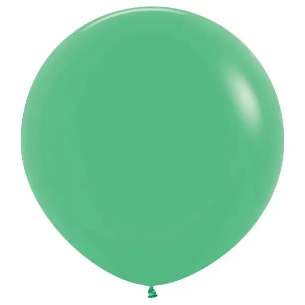 Giant Fashion Green Balloon - 90cm