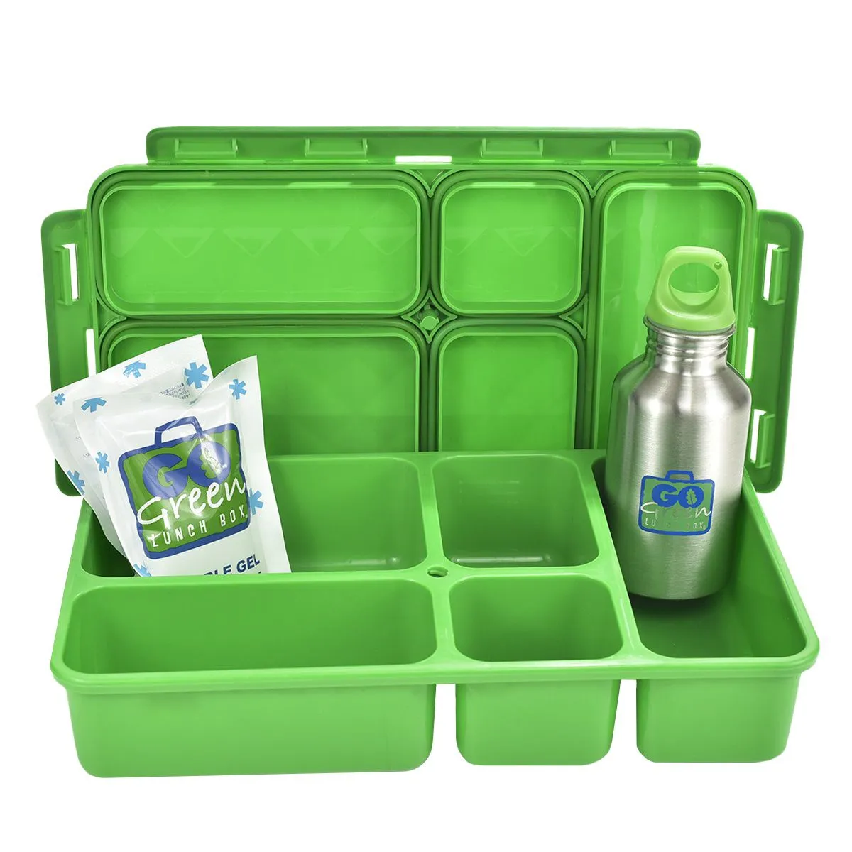 Go Green Lunch Box Set - Blue Bomber