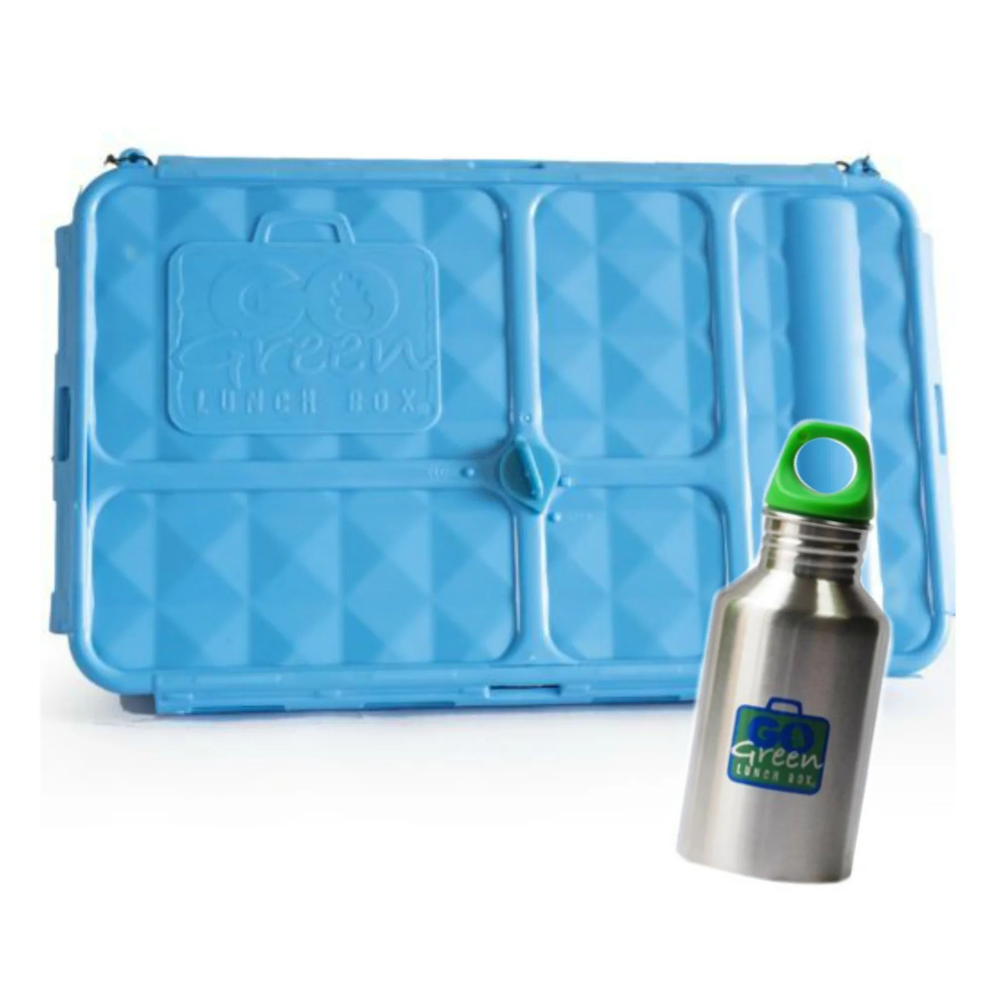 Go Green Lunch Box Set - Blue Bomber