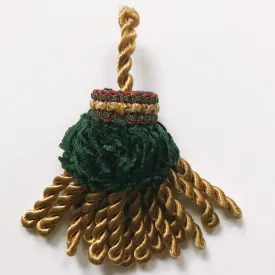 Gold and Emerald Green High Quality Decorative Tassel