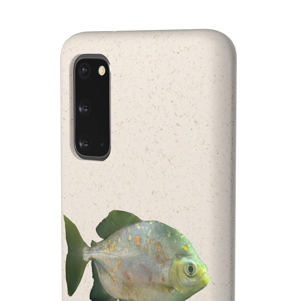 Green Fish with Specs Biodegradable Case