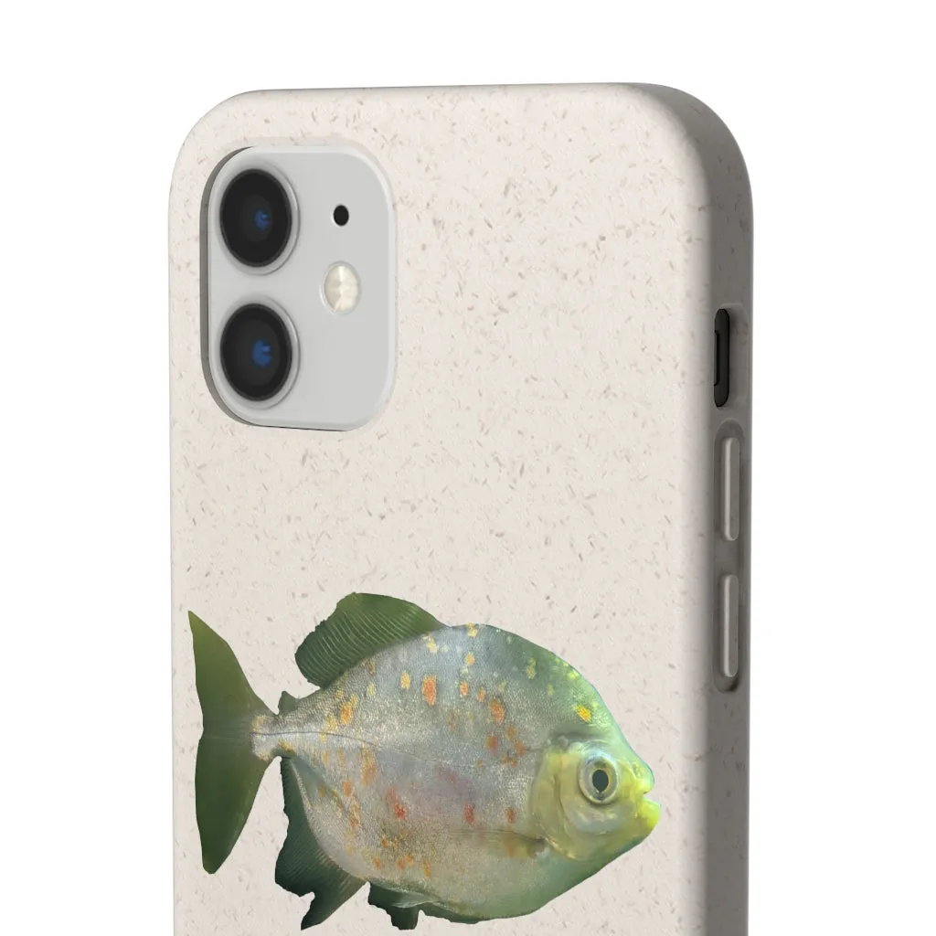 Green Fish with Specs Biodegradable Case