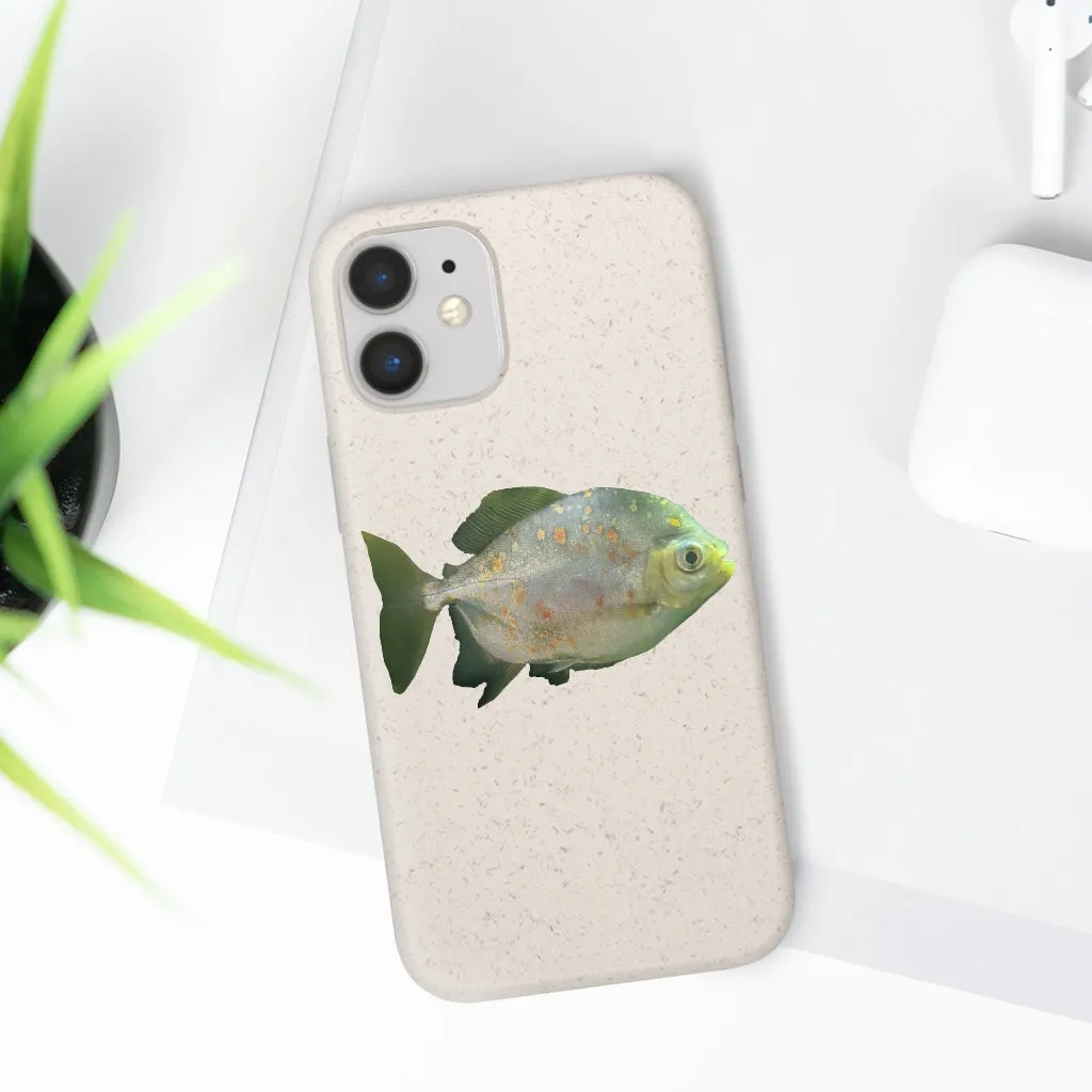 Green Fish with Specs Biodegradable Case