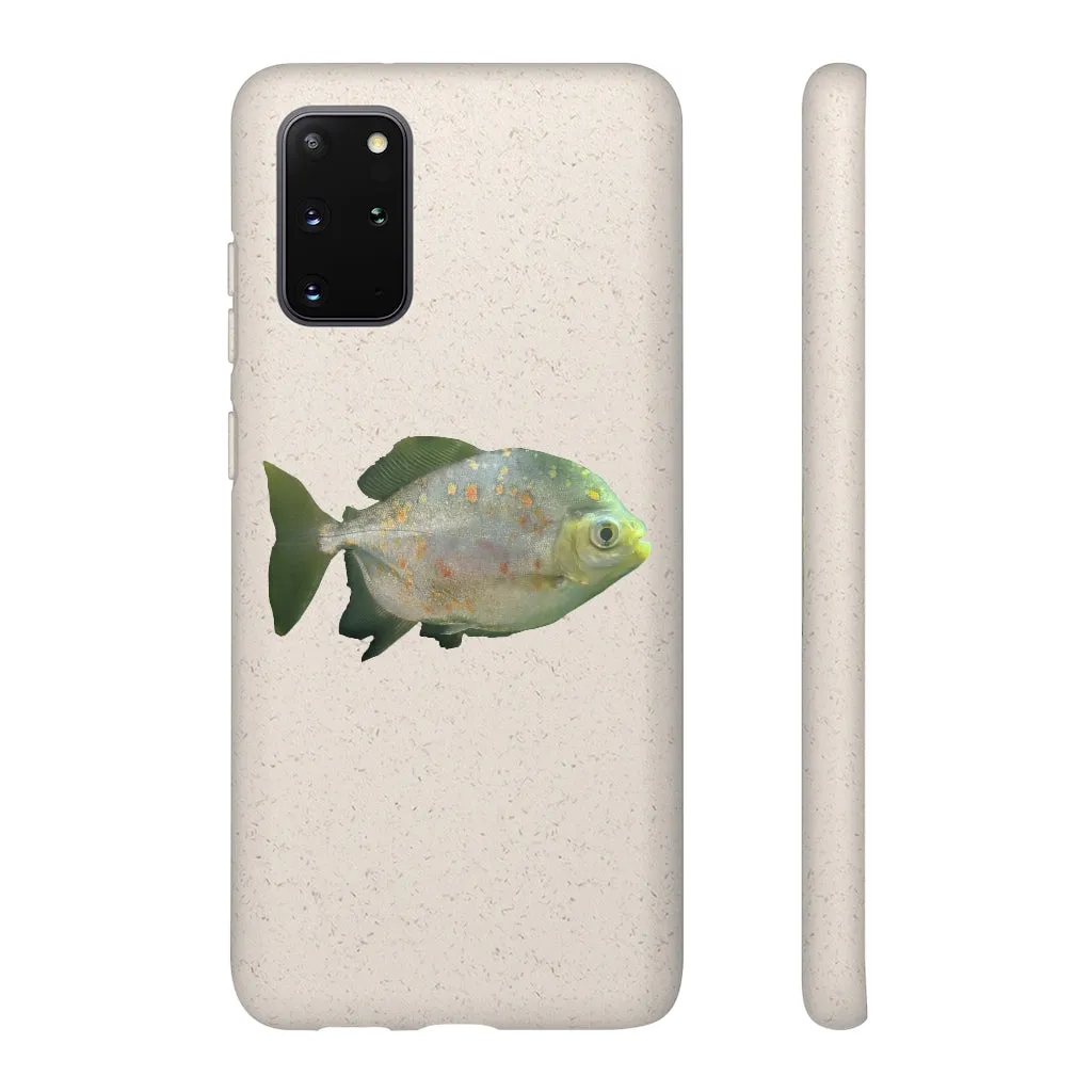 Green Fish with Specs Biodegradable Case