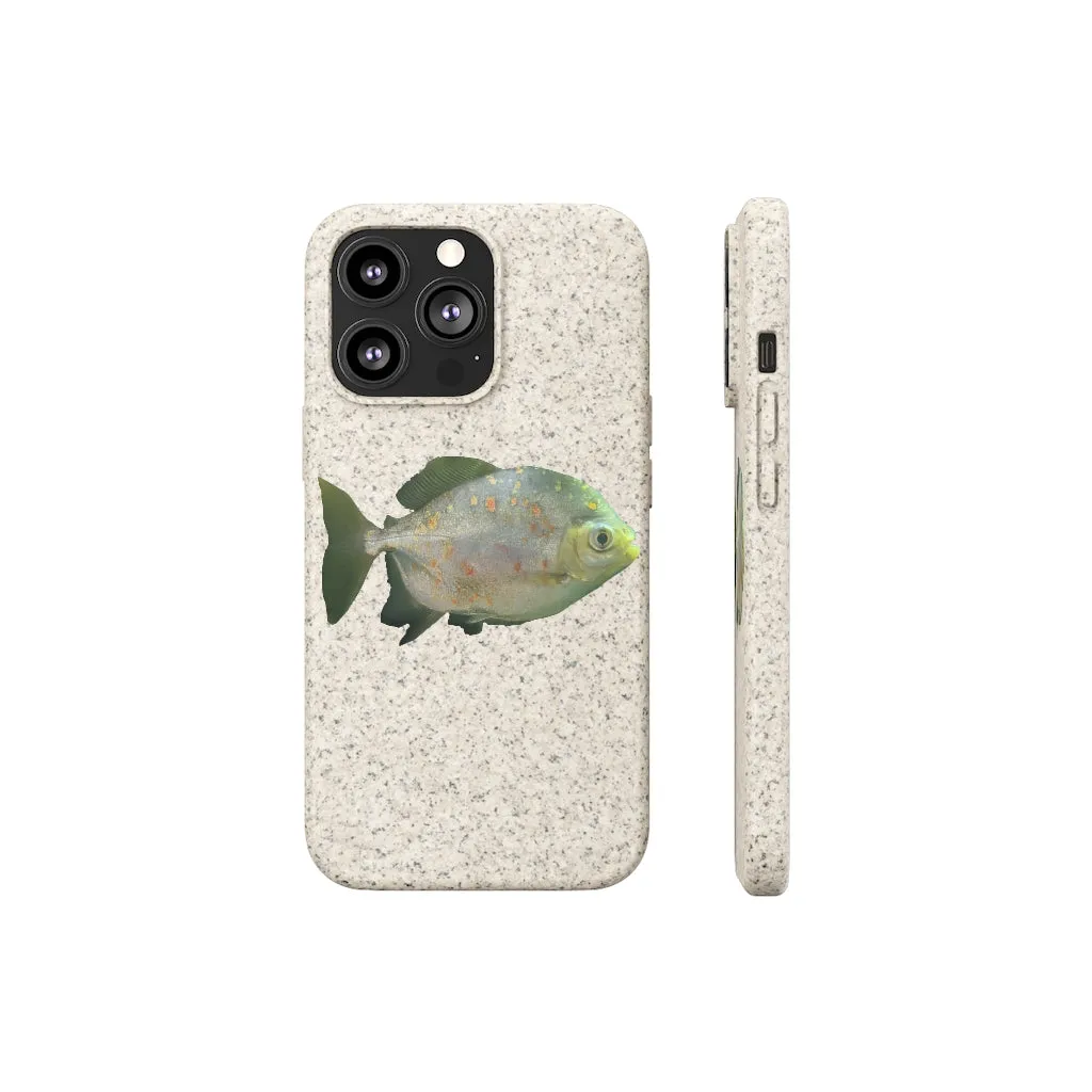 Green Fish with Specs Biodegradable Case