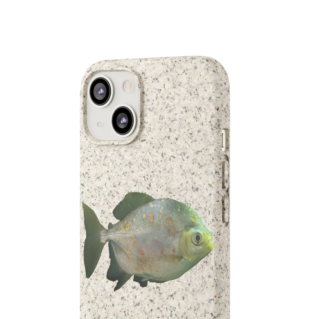 Green Fish with Specs Biodegradable Case