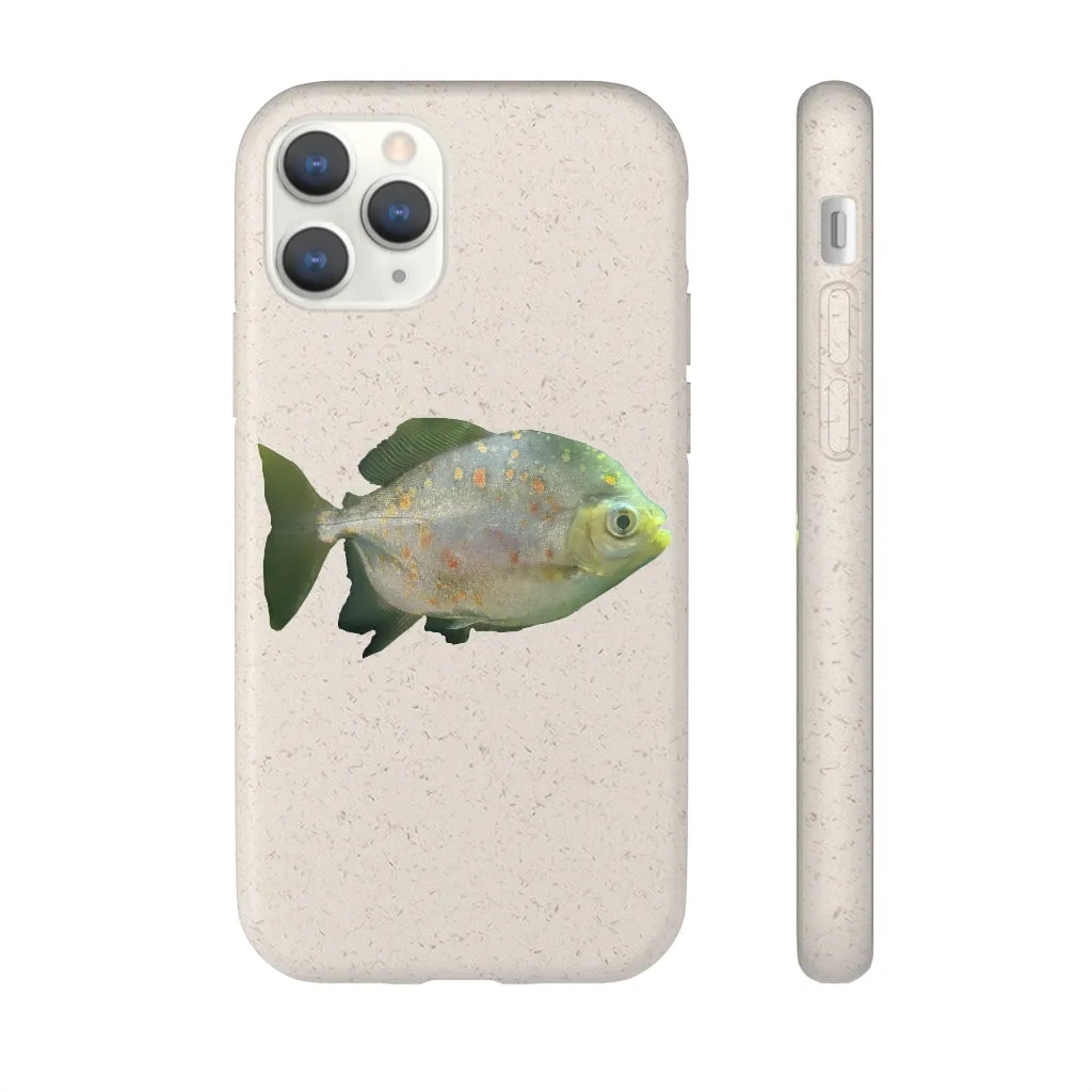 Green Fish with Specs Biodegradable Case