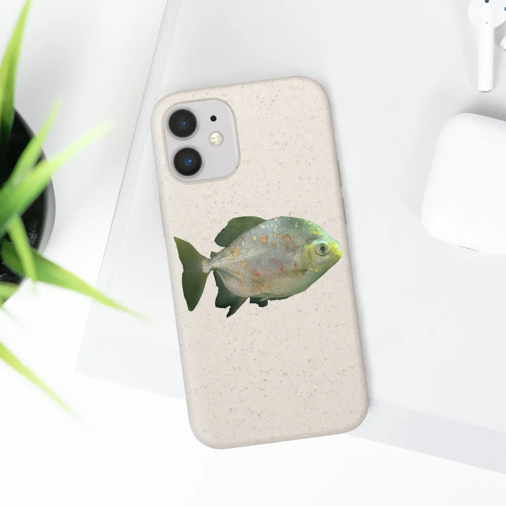 Green Fish with Specs Biodegradable Case