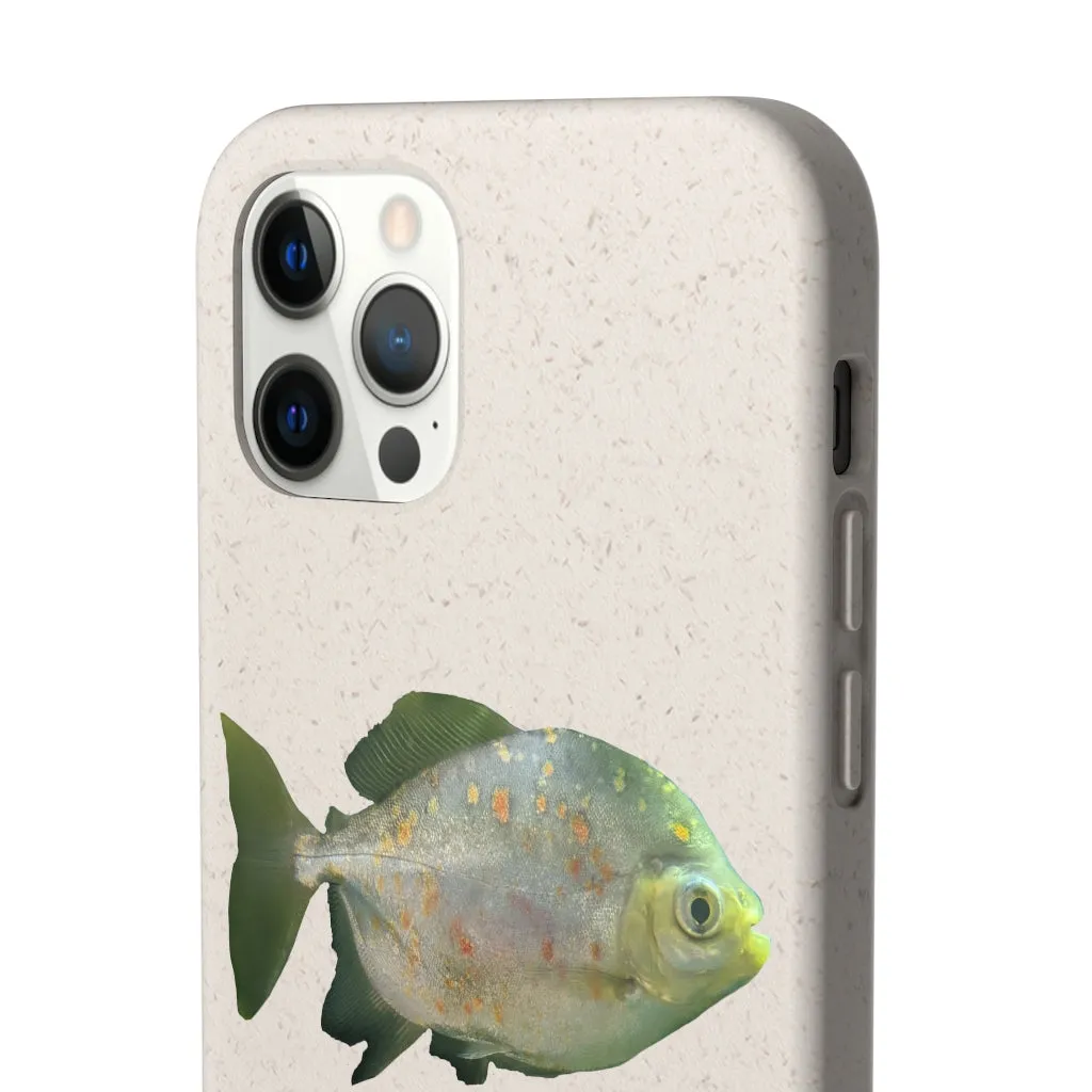 Green Fish with Specs Biodegradable Case