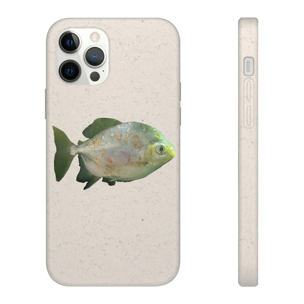 Green Fish with Specs Biodegradable Case