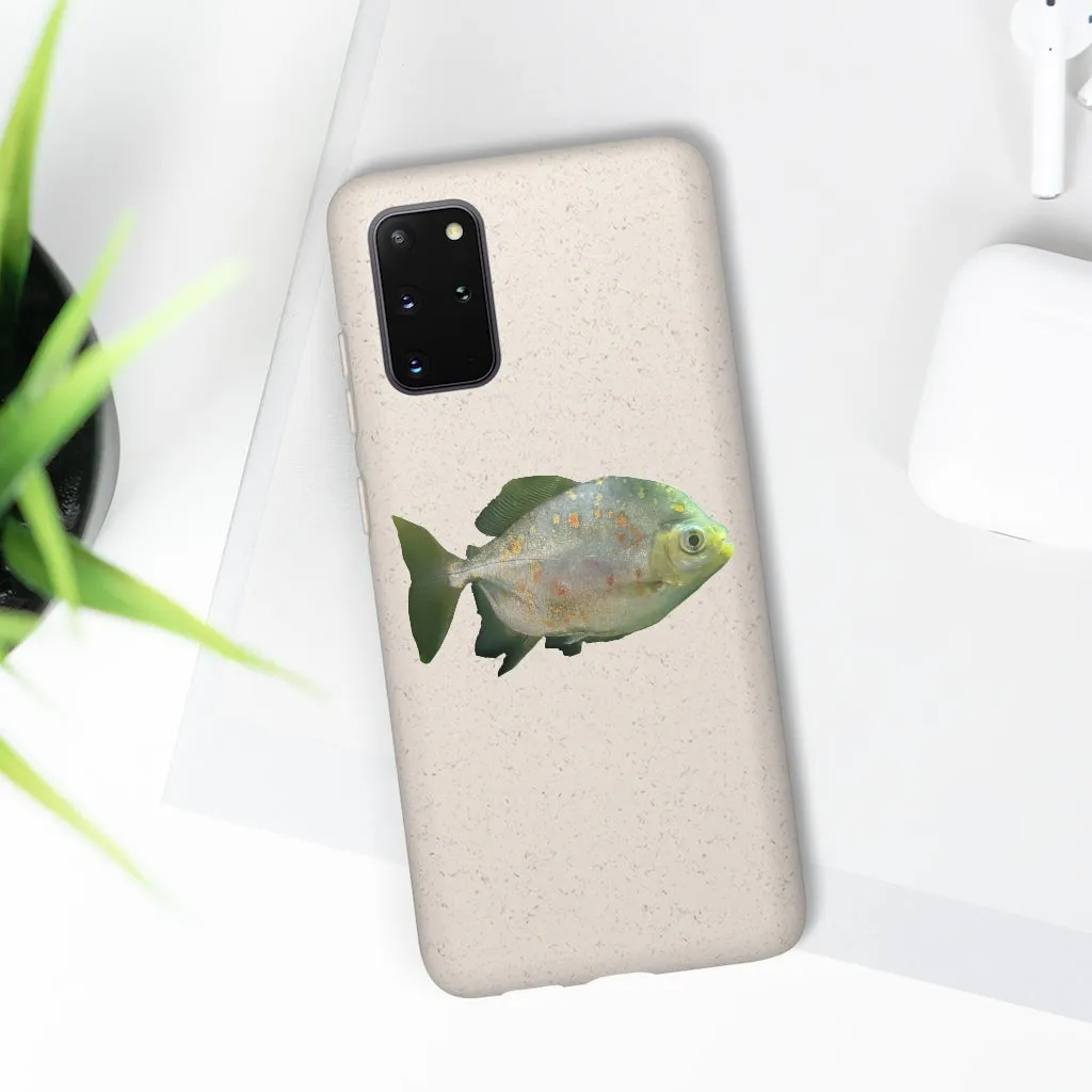 Green Fish with Specs Biodegradable Case