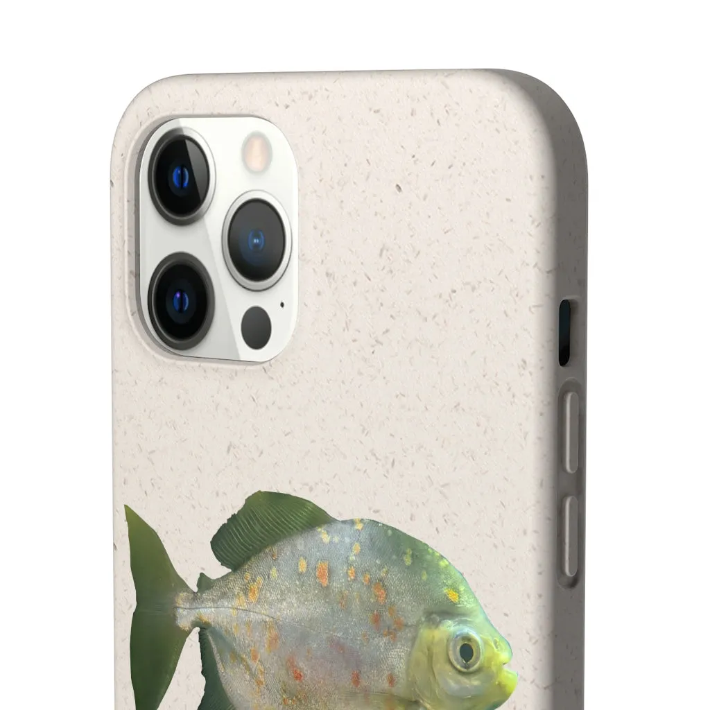 Green Fish with Specs Biodegradable Case