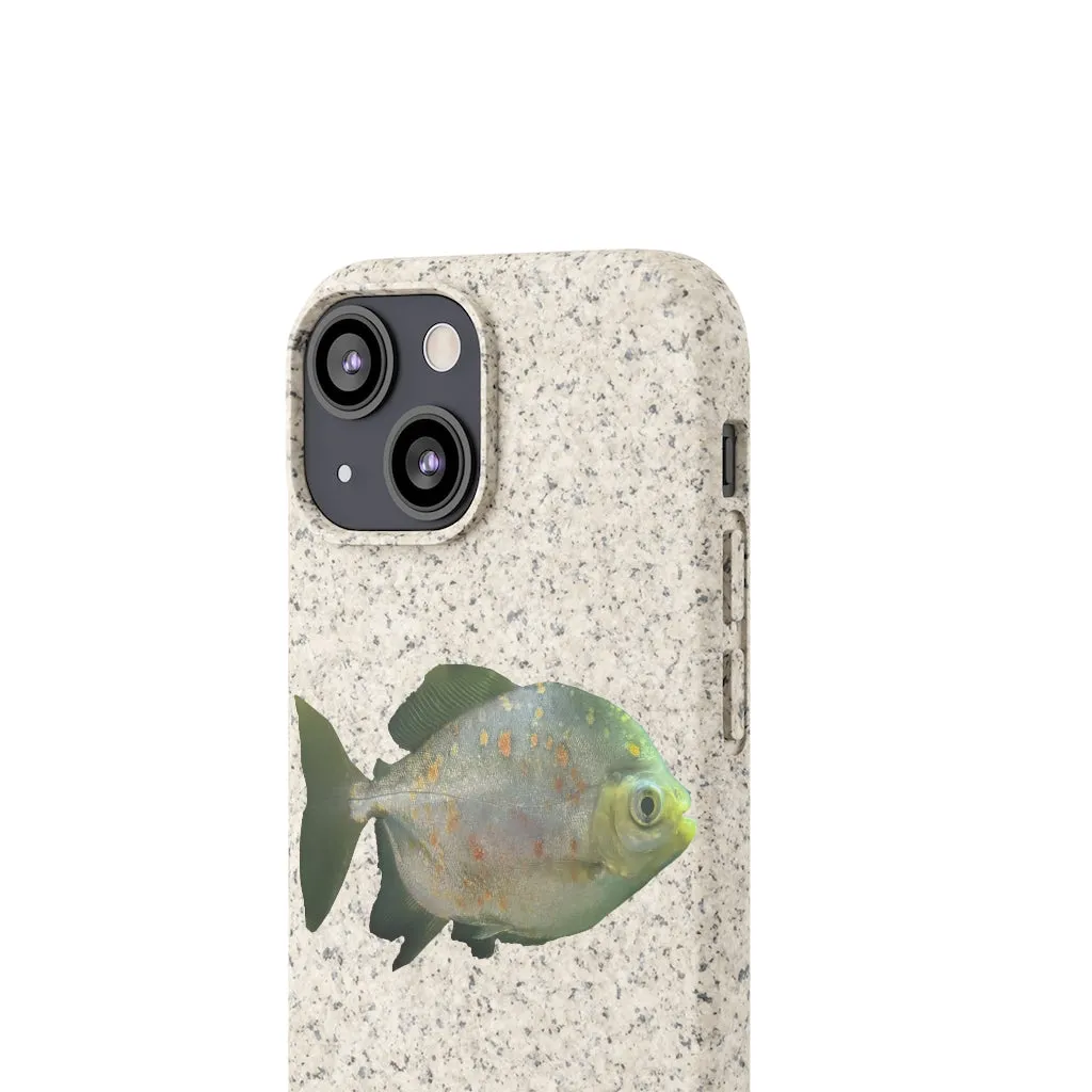 Green Fish with Specs Biodegradable Case