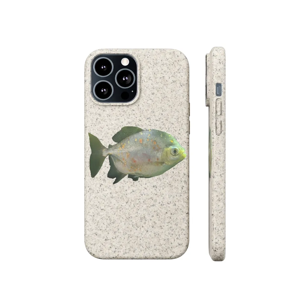 Green Fish with Specs Biodegradable Case