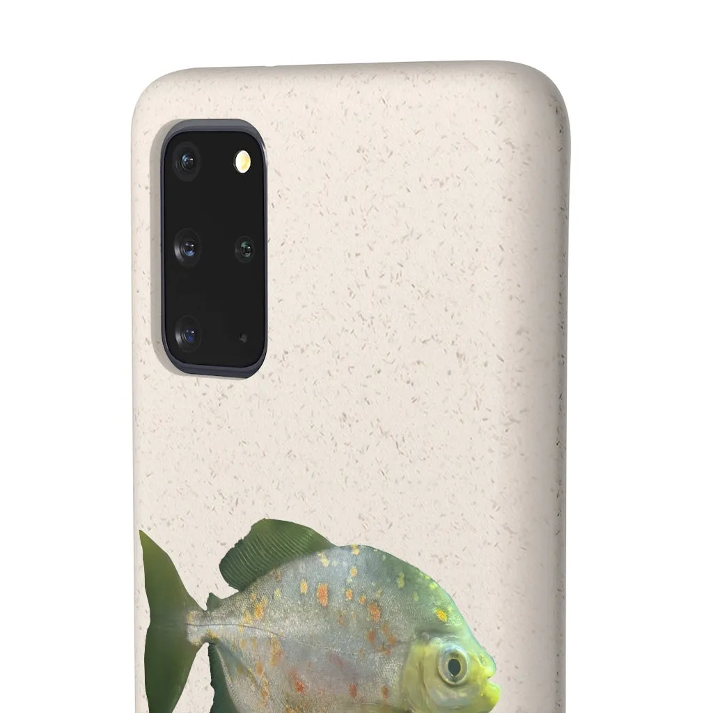 Green Fish with Specs Biodegradable Case