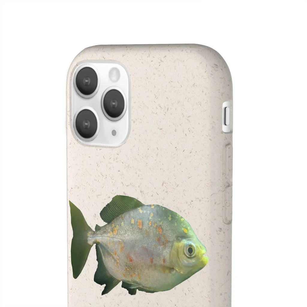 Green Fish with Specs Biodegradable Case