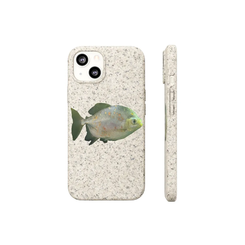 Green Fish with Specs Biodegradable Case