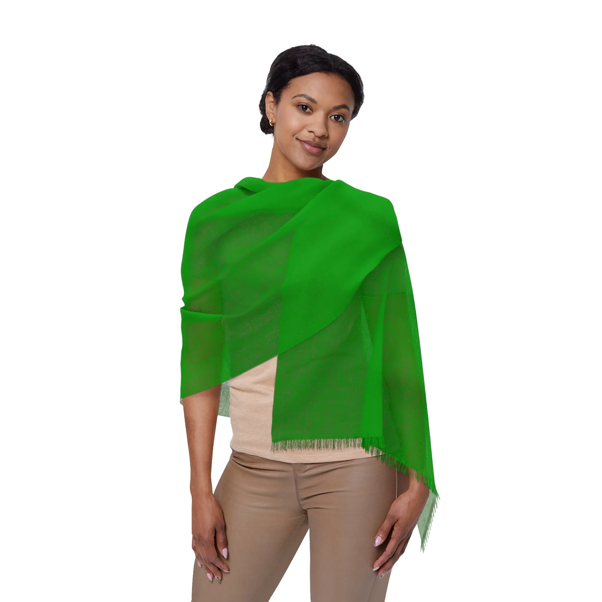 Green Lightweight Scarf