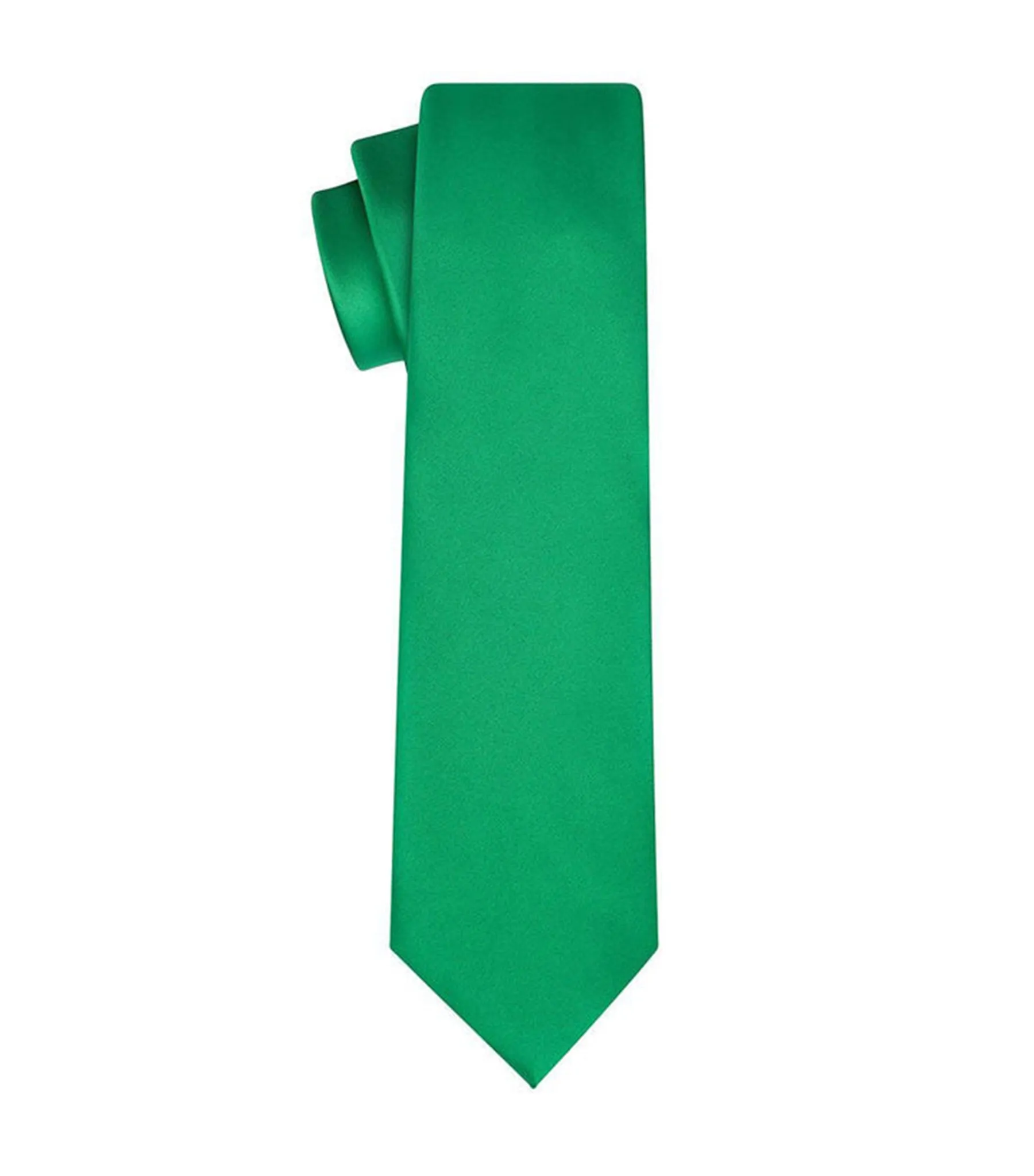 Green Satin tie | high-quality necktie