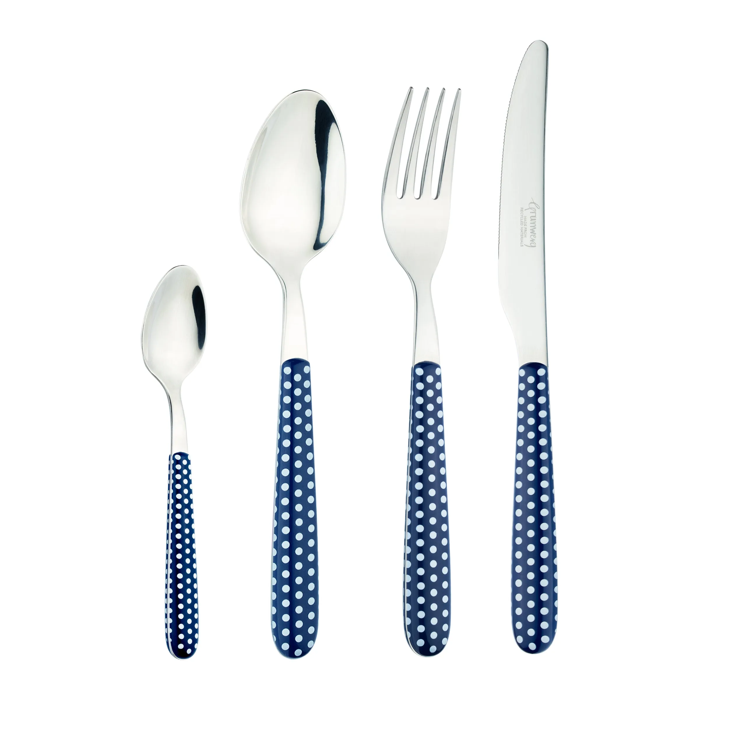 Greenworks 24 Piece Cutlery Set Polka