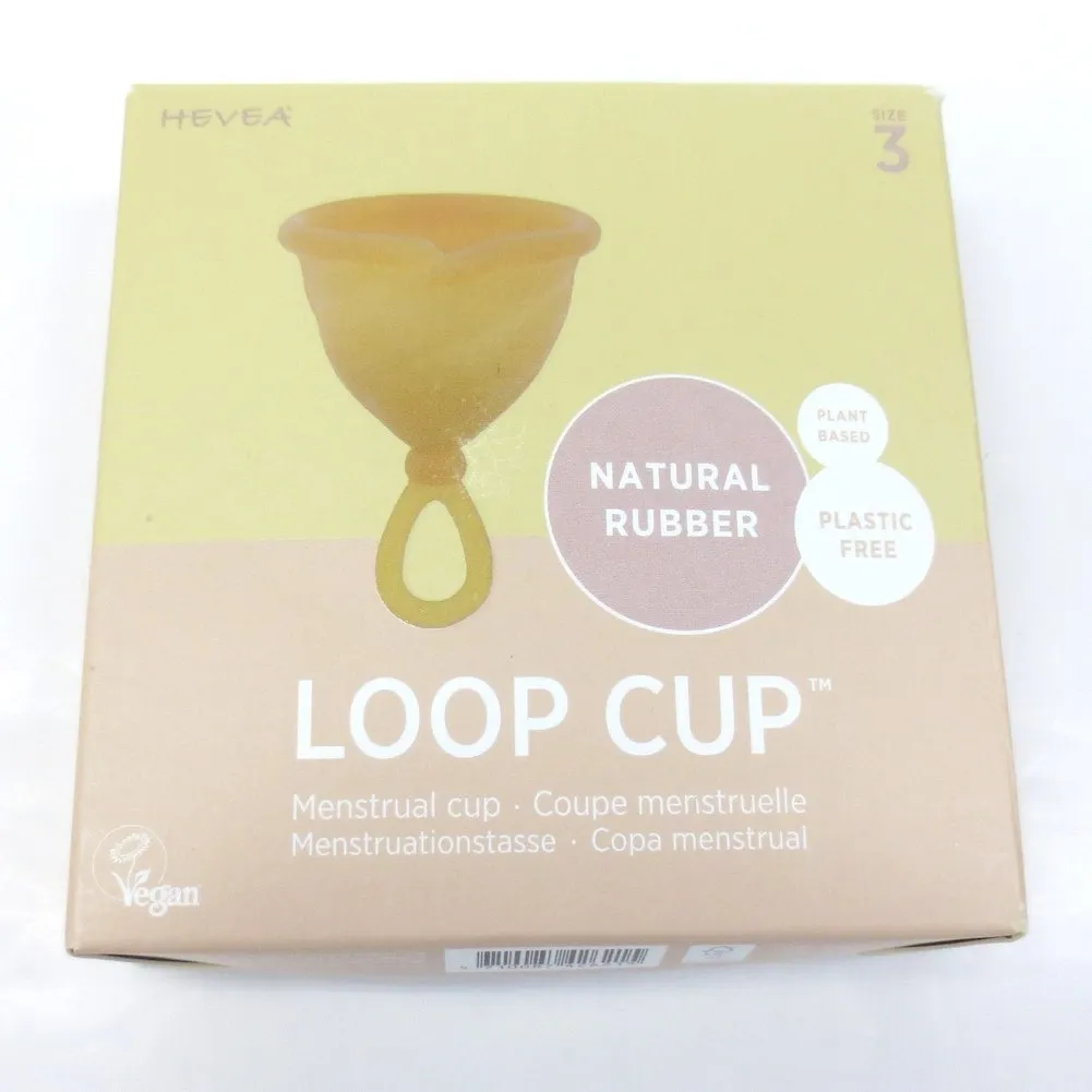 Hevea Natural Rubber Loop Cup Menstrual Cup - Size 3 (80396) (Open Box)