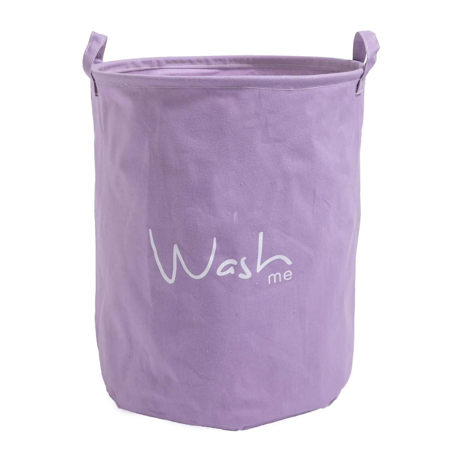 HOKIPO Folding Laundry Storage Basket - Large 46 Ltr, Purple