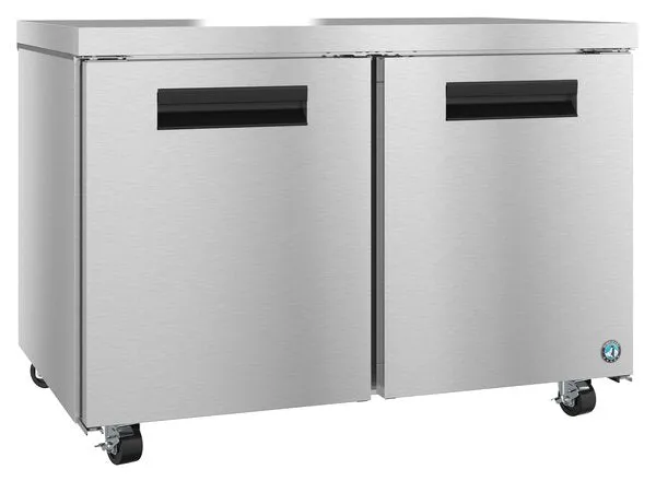 Hoshizaki UR48A-01 48" Refrigerator Two Section Undercounter, Stainless Doors with Lock