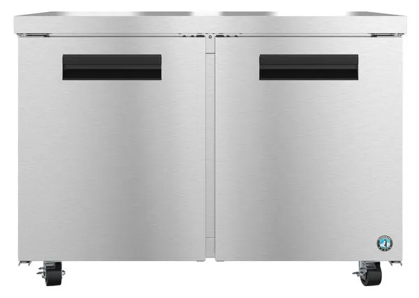 Hoshizaki UR48A-01 48" Refrigerator Two Section Undercounter, Stainless Doors with Lock