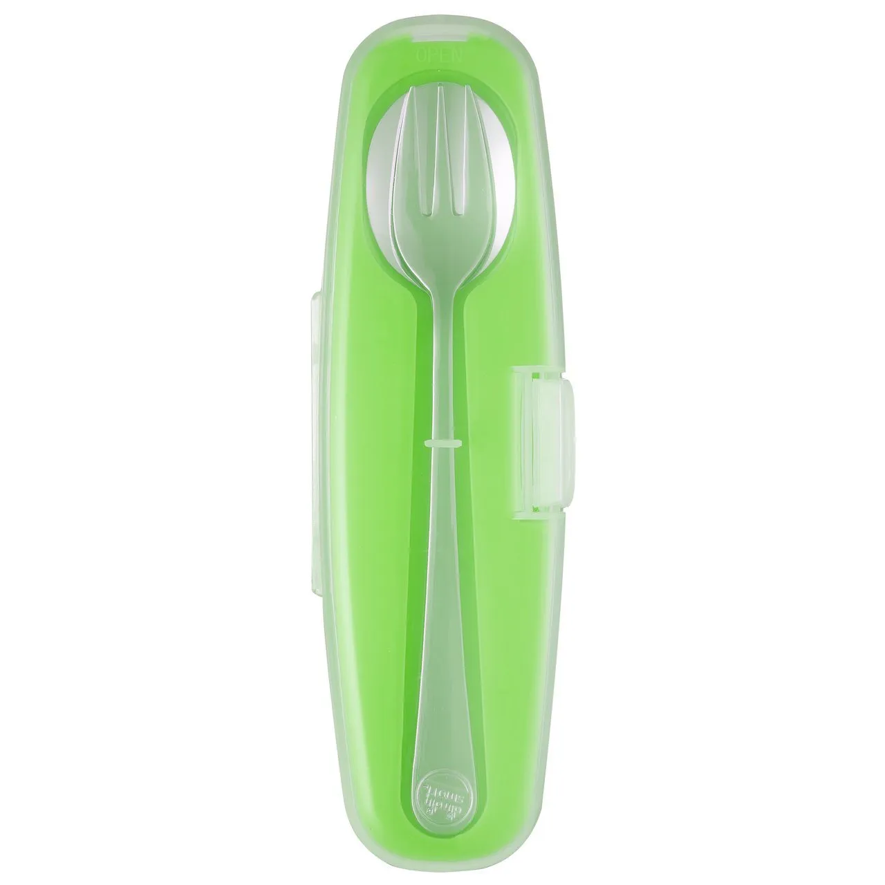 Innobaby Din Din SMART Stainless Steel Spoon And Fork Set With Carrying Case - BPA Free