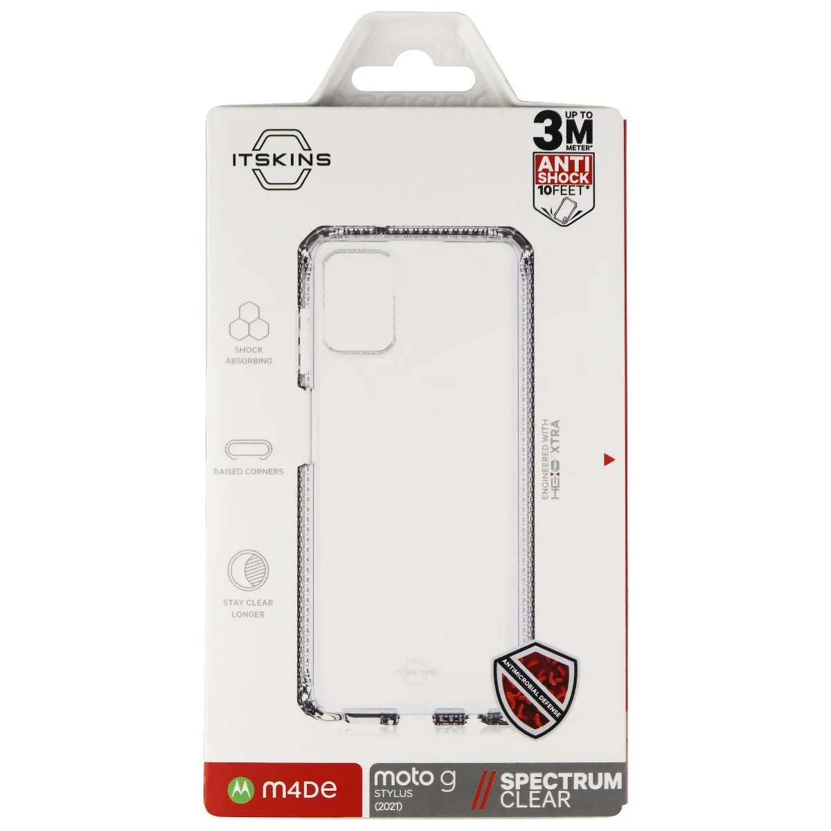 ITSKINS Spectrum Clear Flexible Case for Moto G Stylus (2021) - Transparent