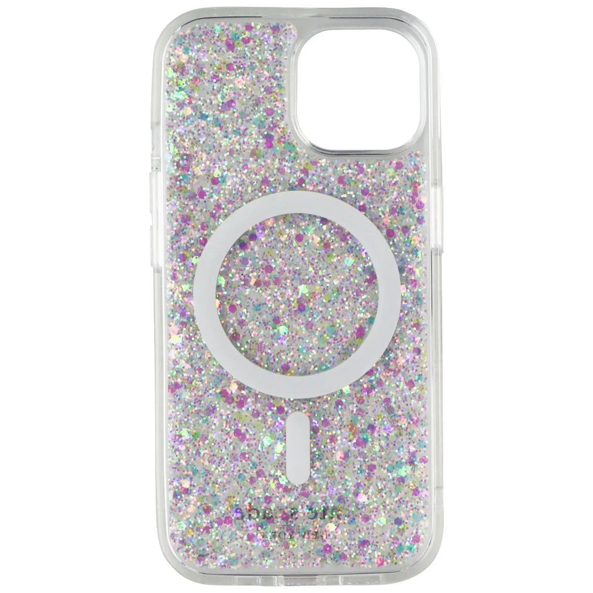 Kate Spade Case for MagSafe for Apple iPhone 15/14/13 Chunky Glitter Iridescent