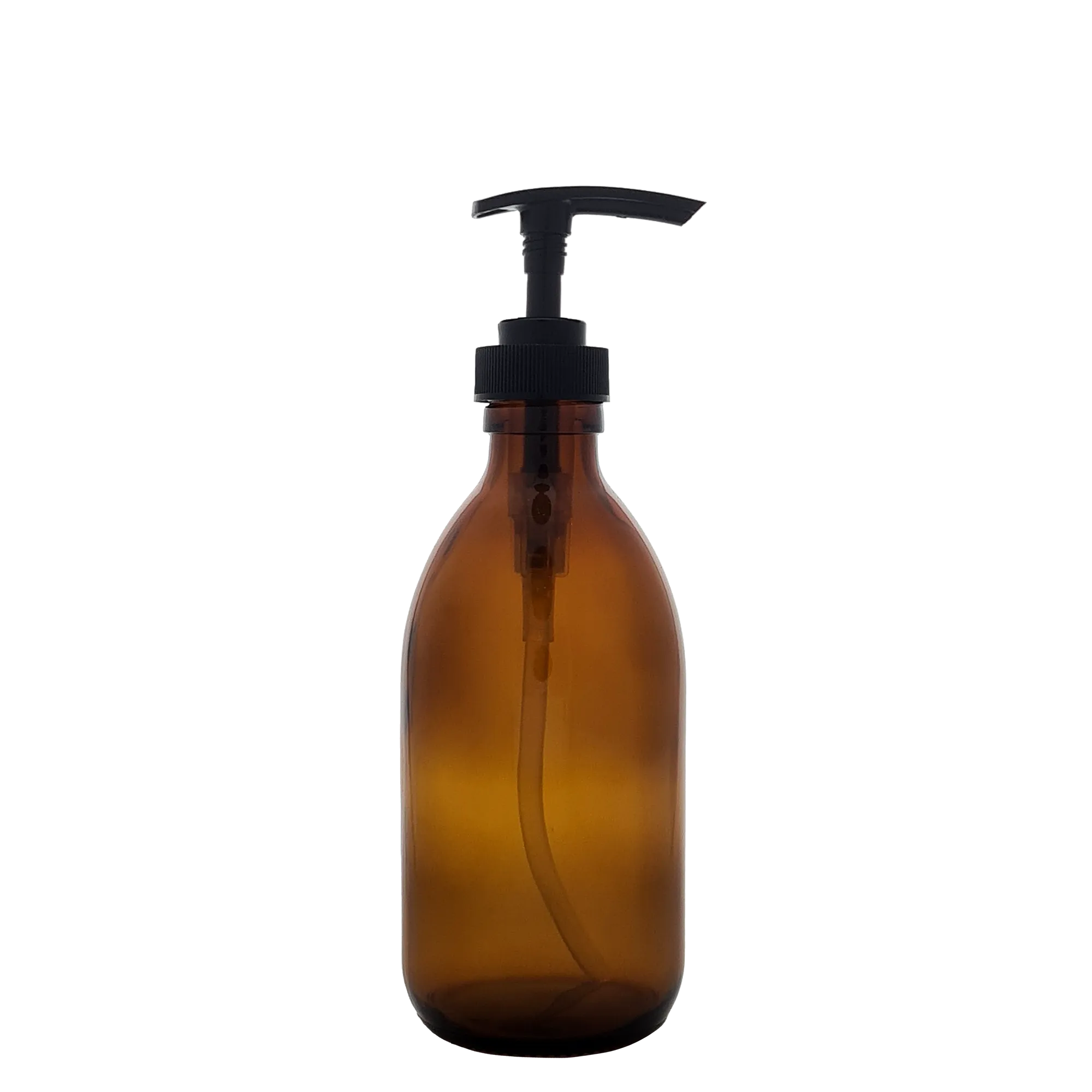 Kates Amber Glass Soap Bottle 250ml